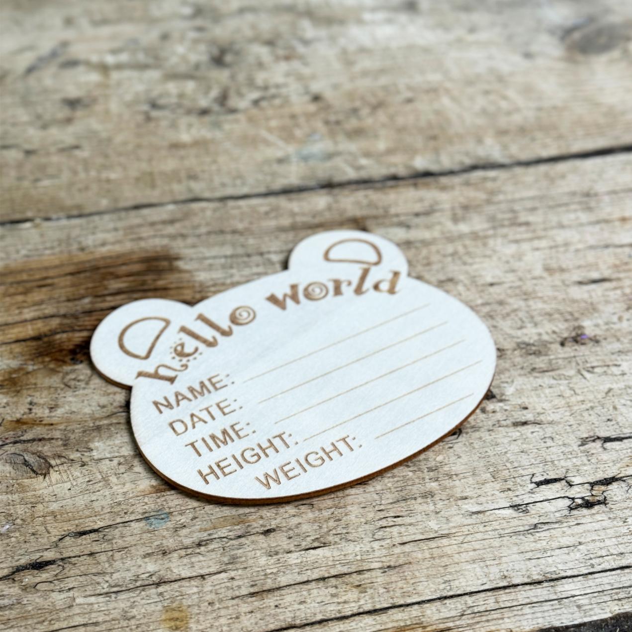 wooden-Bear-Shaped-Baby-Milestone-Tag